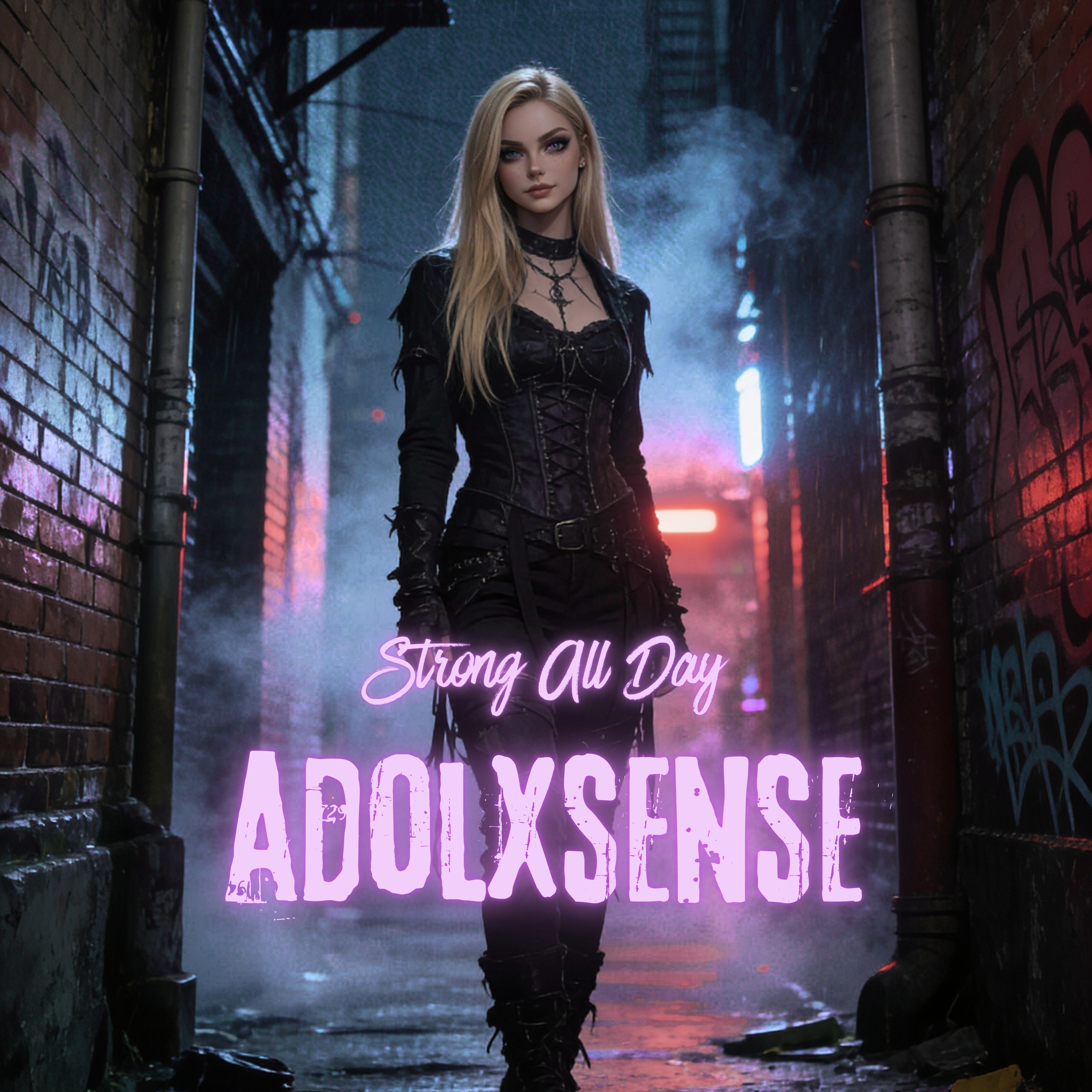 Strong All Day — Adolxsense Single Cover